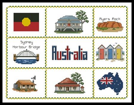 Australian Sampler - Artecy Cross Stitch