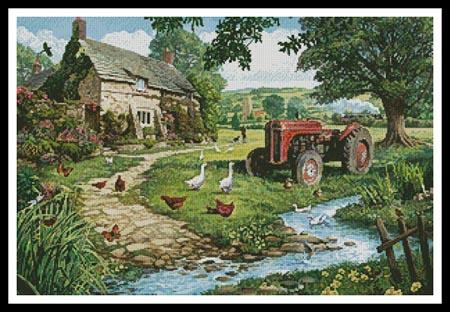 The Old Tractor - Artecy Cross Stitch