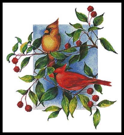 Colourful Cardinals - Artecy Cross Stitch