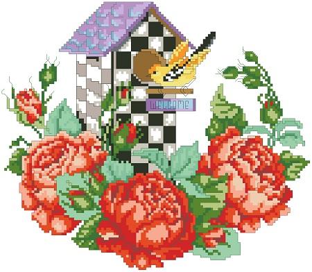 Roseland Birdhouse - Kooler Design Studio
