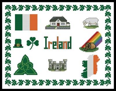 Ireland Sampler - Artecy Cross Stitch