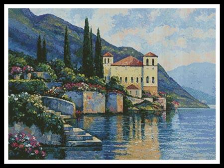 Reflections Of Lago Maggiore - Artecy Cross Stitch