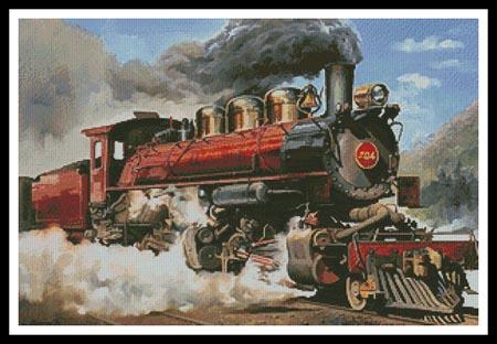 Locomotive - Artecy Cross Stitch
