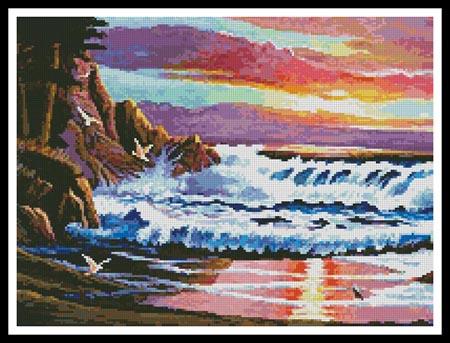 Sunset Beach - Artecy Cross Stitch