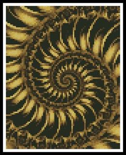 Mini Fractal Spiral 2 - Artecy Cross Stitch