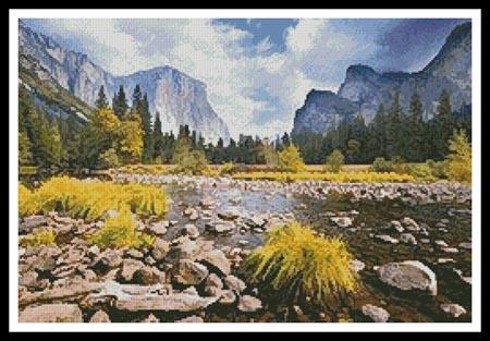 Yosemite Valley Photo - Artecy Cross Stitch
