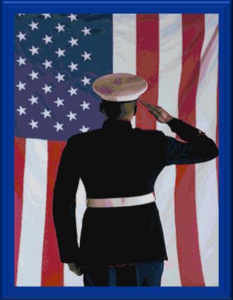 Honor Thy Flag - Cody Country Crossstitch