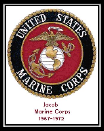 Marine Corps Seal - Cody Country Crossstitch