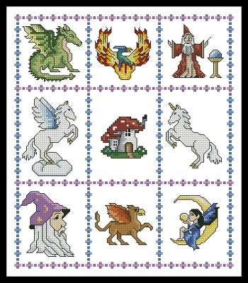 Fantasy Sampler - Artecy Cross Stitch