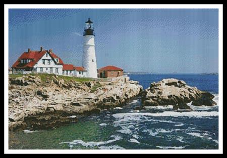 Portland Head Lighthouse - Artecy Cross Stitch