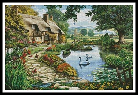Cottage By The Lake - Artecy Cross Stitch