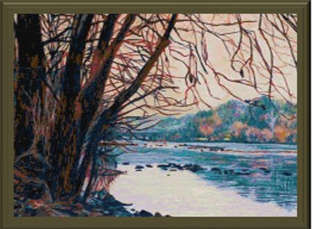 Fall On New River - Cody Country Crossstitch