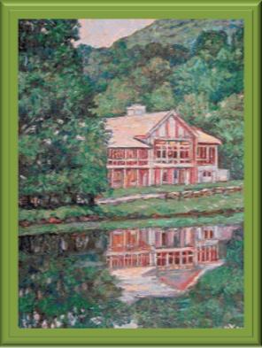 Lodge At Peak's Otter - Cody Country Crossstitch