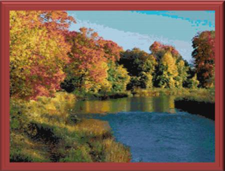 Credit River, Ontario - Cody Country Crossstitch