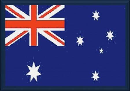 Australian Flag - Cody Country Crossstitch