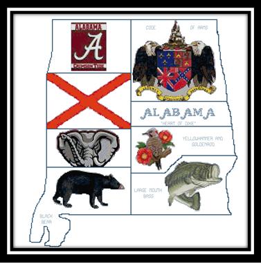 Alabama Sampler - Cody Country Crossstitch