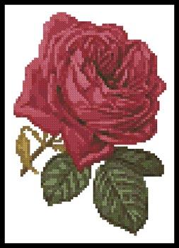 Mini Pink Rose  - Artecy Cross Stitch