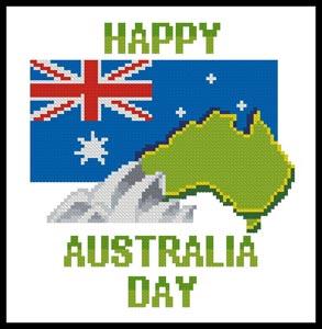 Mini Australia Day - Artecy Cross Stitch