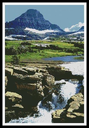 Glacier, Montana - Artecy Cross Stitch