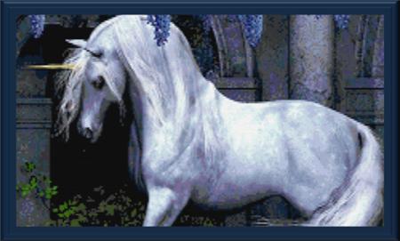 Lavender Unicorn - Cody Country Crossstitch