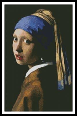 Girl With A Pearl Earring - Artecy Cross Stitch