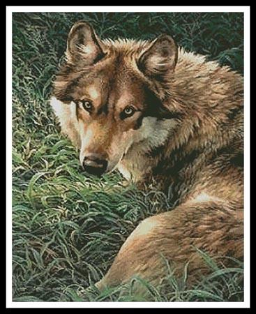 Wolf Painting - Artecy Cross Stitch