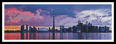Toronto Panorama - Artecy Cross Stitch