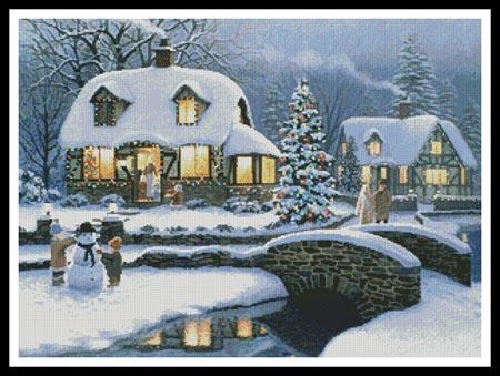 Christmas Cottage - Artecy Cross Stitch