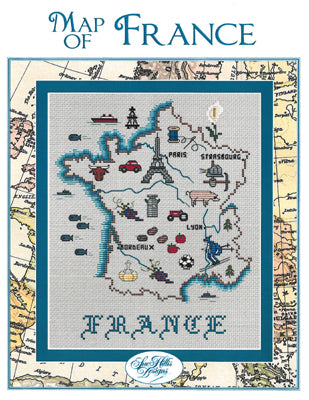 France Map - Sue Hillis Designs