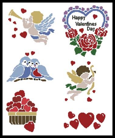 Valentine Motifs - Artecy Cross Stitch