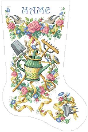 Gardener's Christmas Stocking - Kooler Design Studio