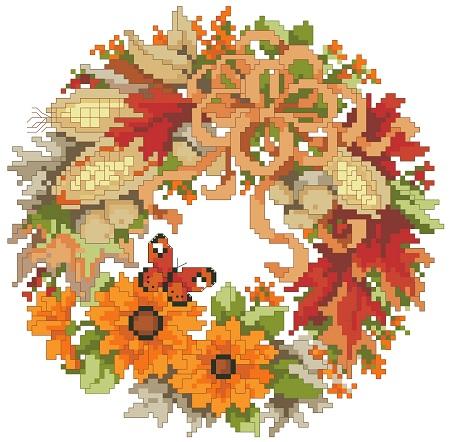 A Wreath For Fall - Kooler Design Studio
