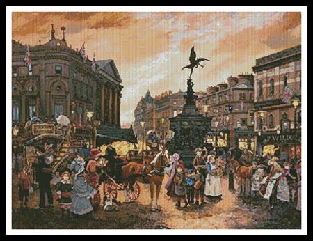 Piccadilly, London - Artecy Cross Stitch