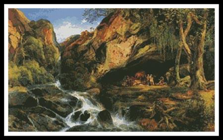 Salvator Rosa And The Brigands - Artecy Cross Stitch