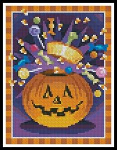 Mini Jack O' Lantern - Artecy Cross Stitch