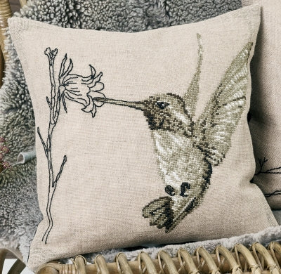 Hummingbird Cushion - Permin
