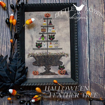 Hallowe'en Feather Tree - Little Robin Designs