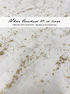 White Stardust 30ct - Primitive Hare Fabric