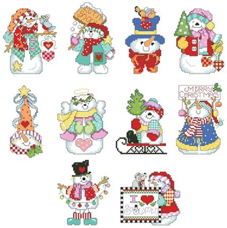 Let It Snow Ornaments - Kooler Design Studio
