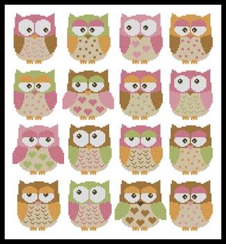 Owls - Artecy Cross Stitch