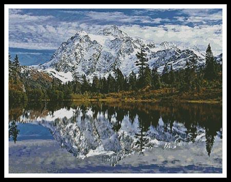 Mount Shuksan - Artecy Cross Stitch