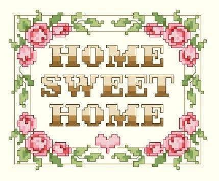 Home Sweet Home Big Stitch - Kooler Design Studio