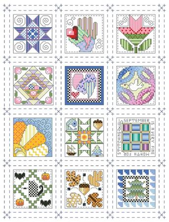 Quilt Block Of The Month Sampler - Kooler Design Studio