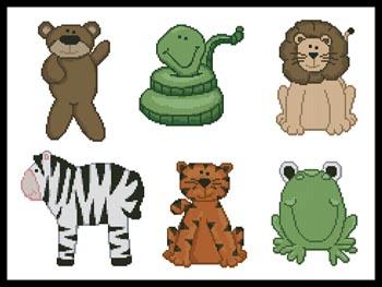 Playroom Animals - Artecy Cross Stitch