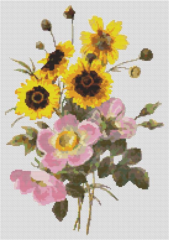 Flowers 05: Redou - Art of Stitch, The