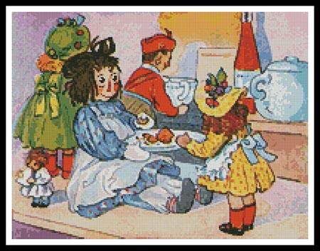 Dolls Tea Time - Artecy Cross Stitch