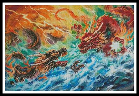 Encountering Dragons - Artecy Cross Stitch