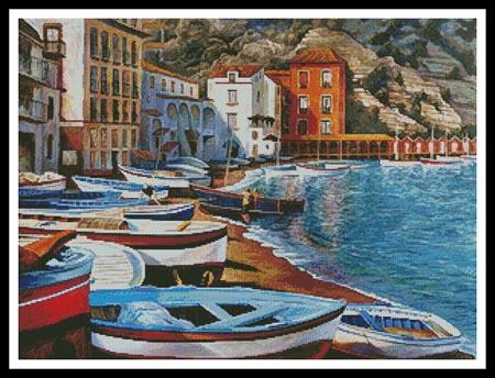 Sorrento, Italy - Artecy Cross Stitch