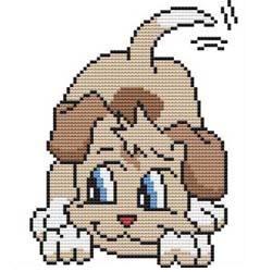 Cute Puppy 1 - Cross Stitch Wonders