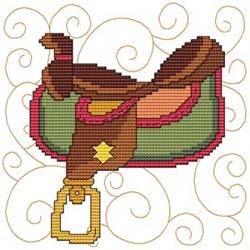 Curly Saddle - Cross Stitch Wonders